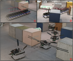 차동구동 이동기반이 있는 가변형 로봇(SCR-DB) 실험